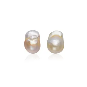 18K Saltwater Baroque Pearl Earrings KE00141