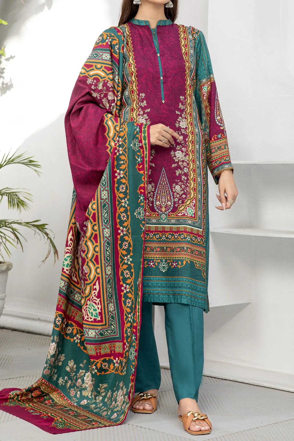 3 PIECE DIGITAL PRINT LINEN  | DPL-146