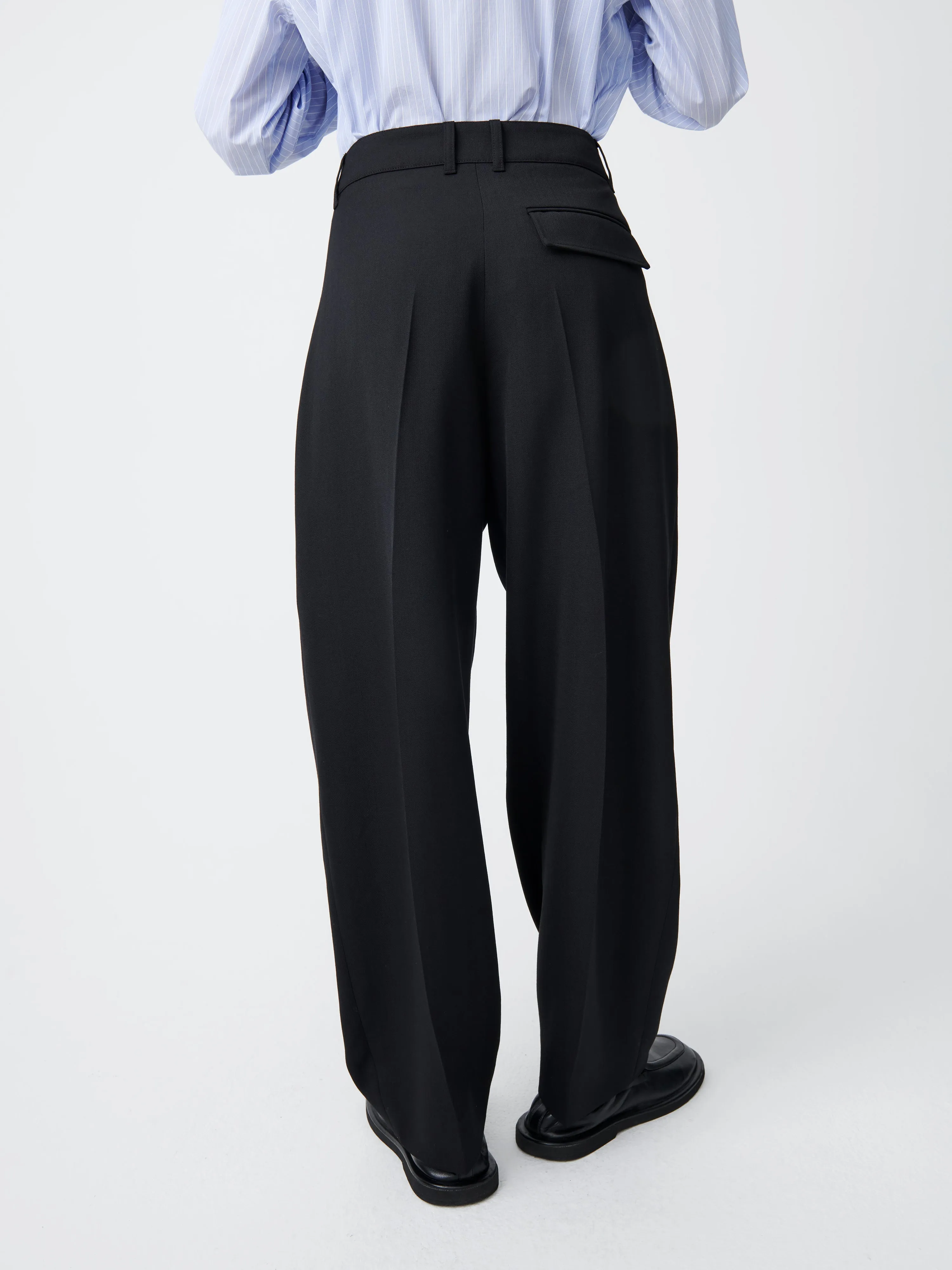 Acuna Wool Pant in Black