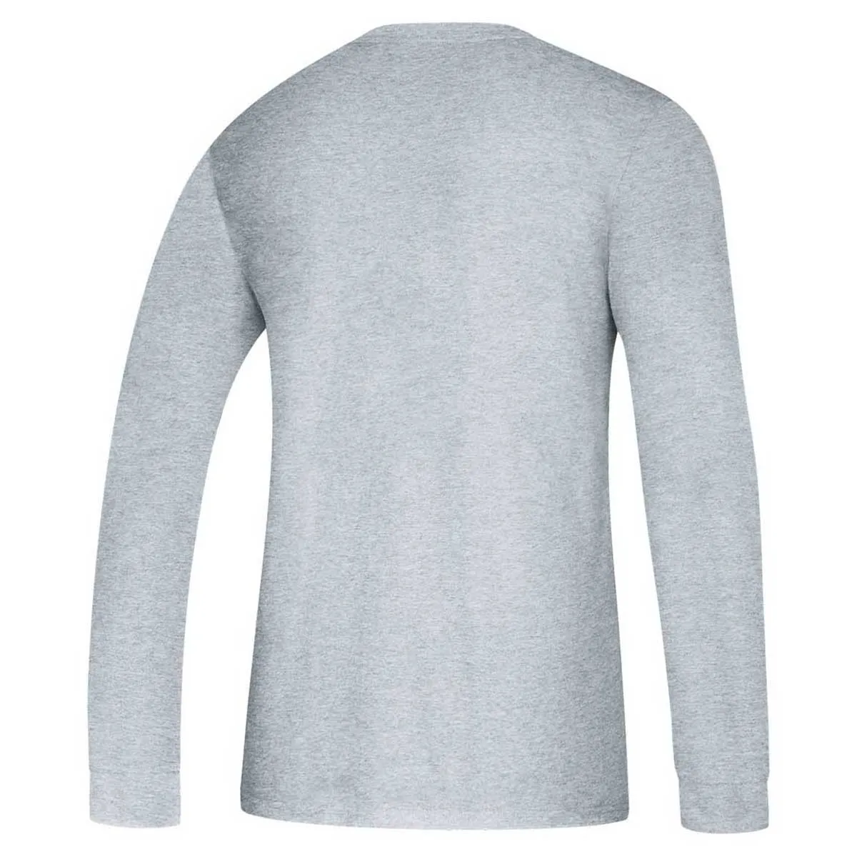 adidas Men's Medium Grey Heathered Amplifier Long Sleeve Tee