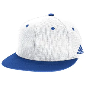 adidas Men's Royal Blue Mesh Flat Visor Flex