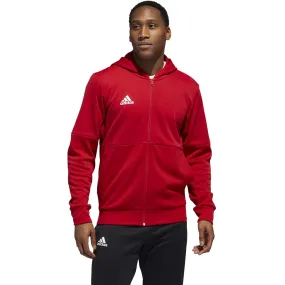 adidas Men's Team Power Red Melange/White Team Issue Full Zip Jacket