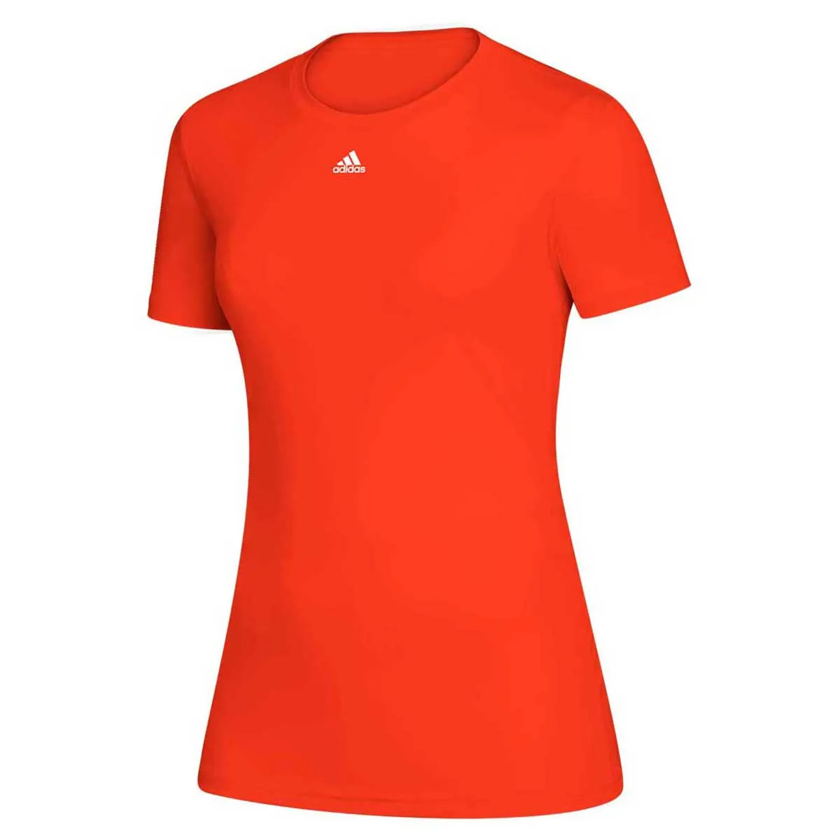 adidas Women's Collegiate Orange Creator Short Sleeve Tee