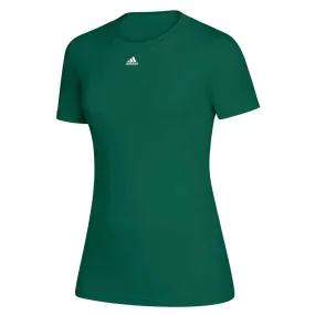 adidas Women's Dark Green Creator Short Sleeve Tee