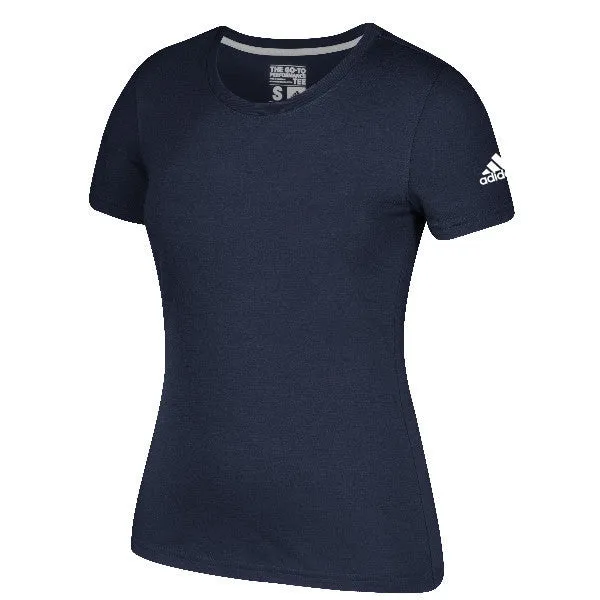 adidas Women's Navy Go To Perfect Short Sleeve Crew