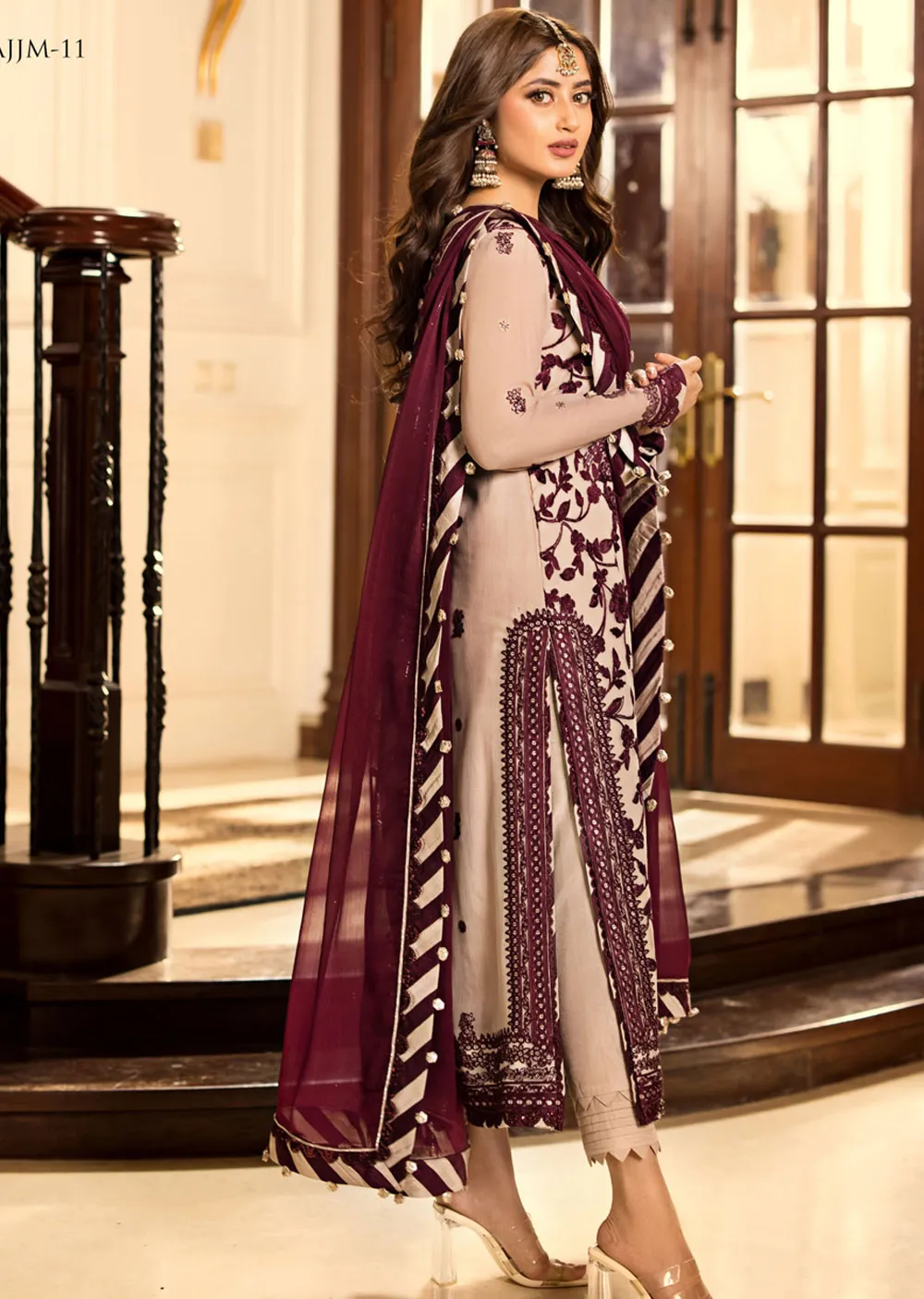 AJJM-11 Unstitched Jhilmil by Asim Jofa