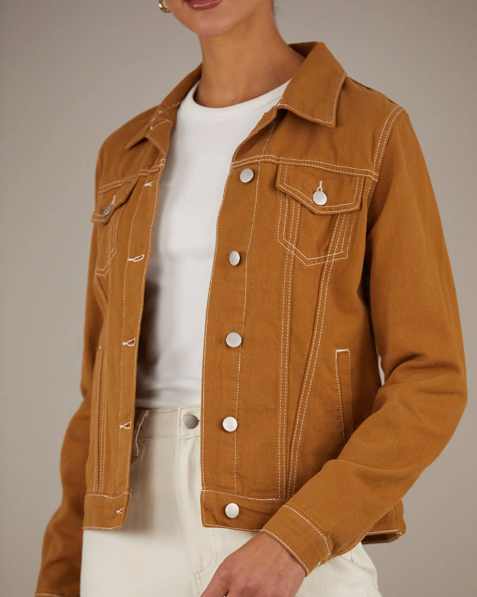 Alliance Drill Denim Jacket - Ochre