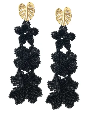 Black Garden Earrings (3F)