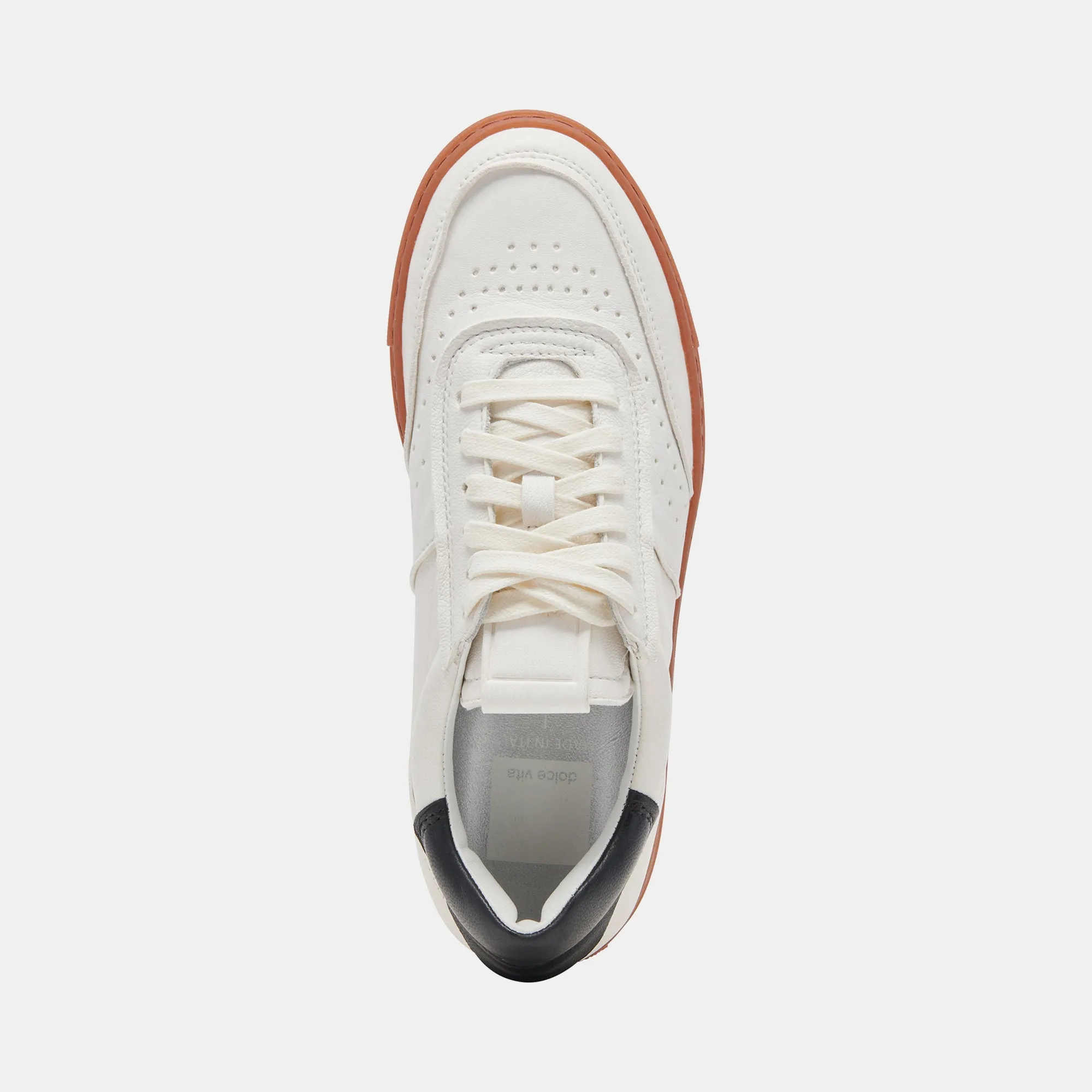 BODEN SNEAKERS WHITE BLACK LEATHER