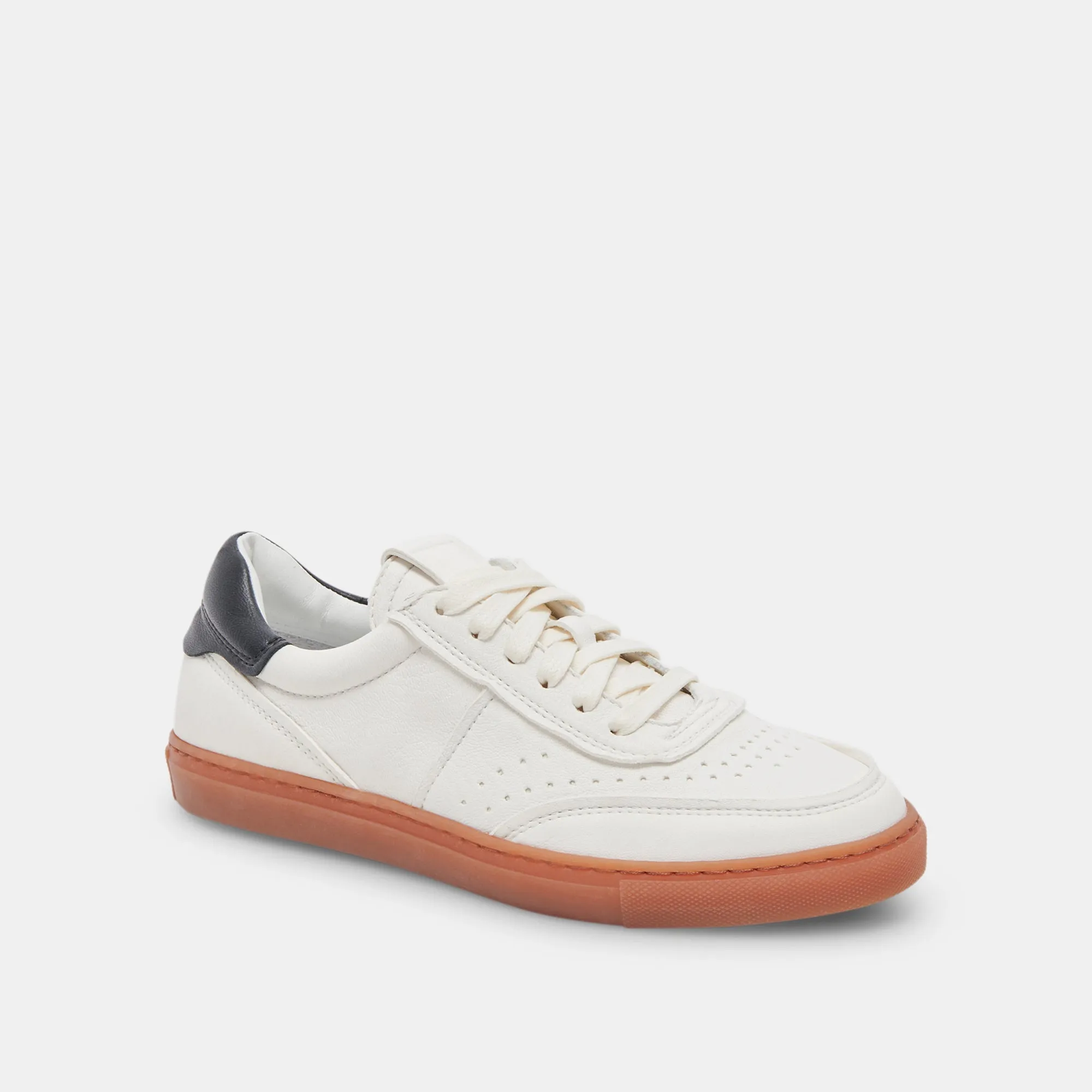 BODEN SNEAKERS WHITE BLACK LEATHER