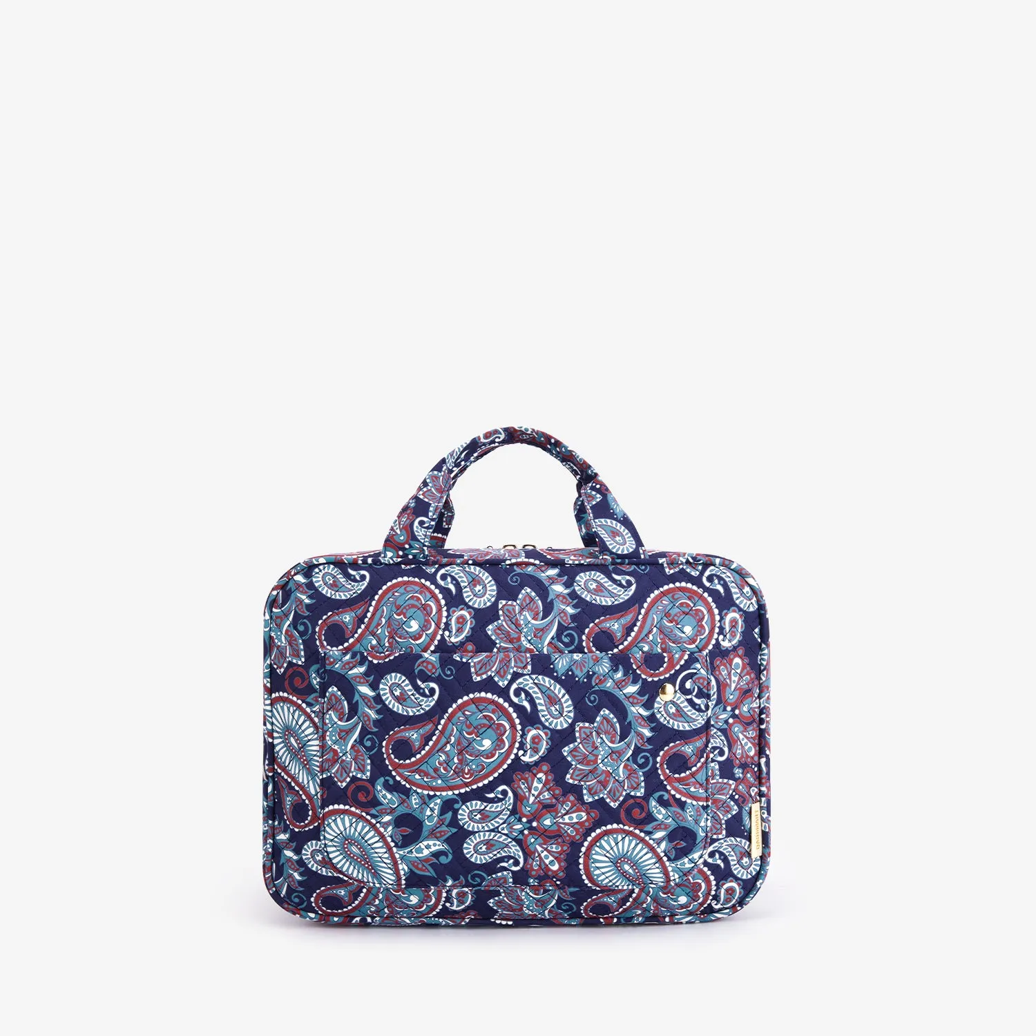 Bonchemin Red Paisley The Space Saver Toiletry Bag