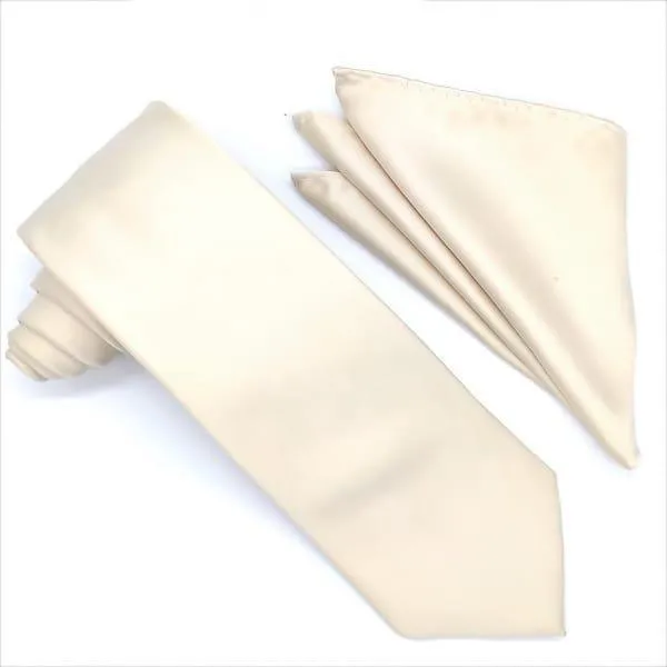 Bone Tie and Hanky Set