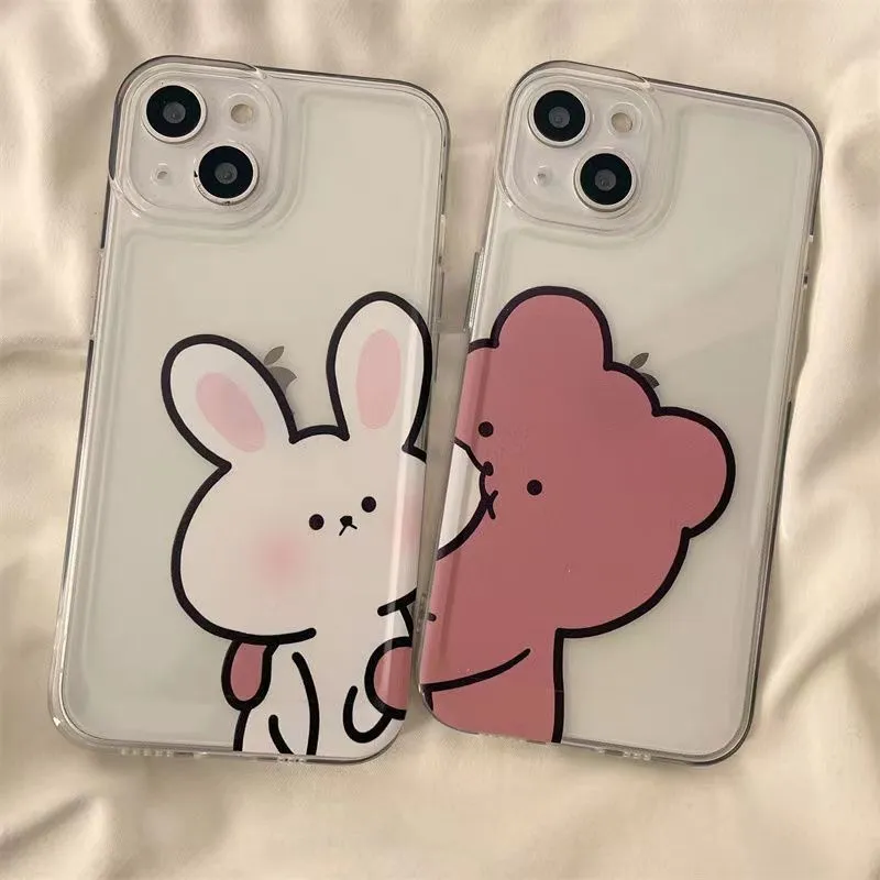 Bunny Bear Matching Phone Case