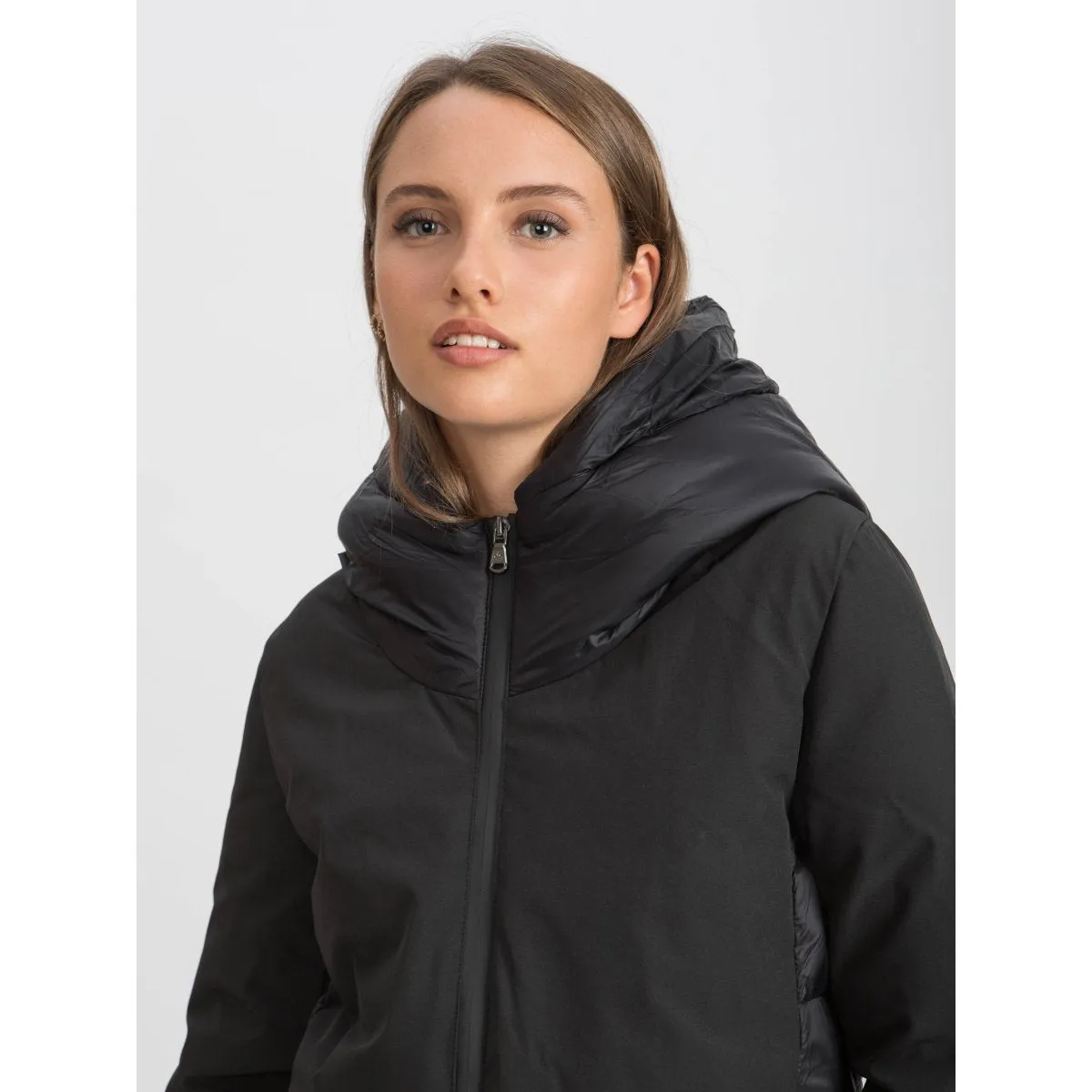 Canadian Lytton women's short waterproof jacket CN.G221377W/BKBK black 