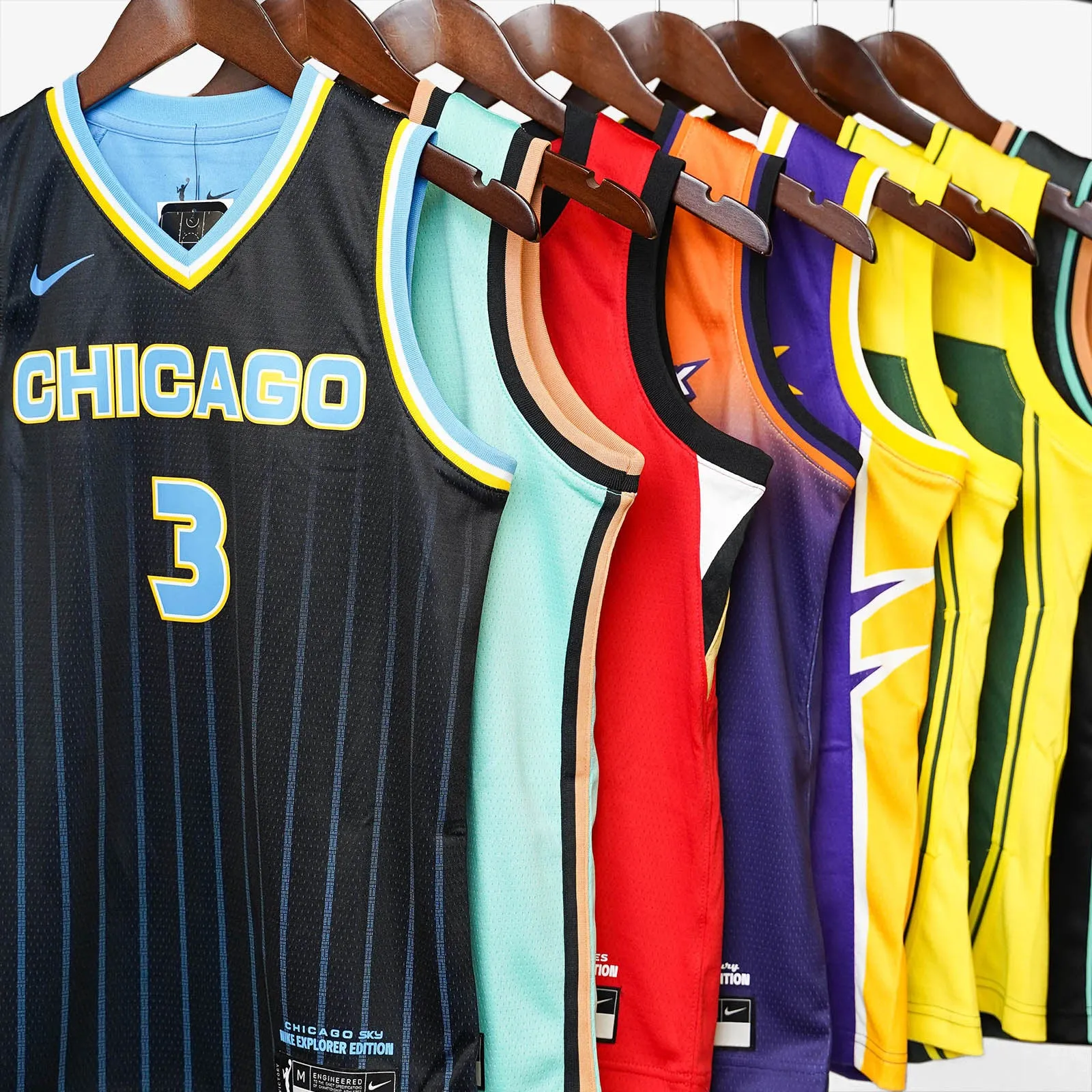 Candace Parker Chicago Sky Explorer Edition WNBA Youth Swingman Jersey - Black