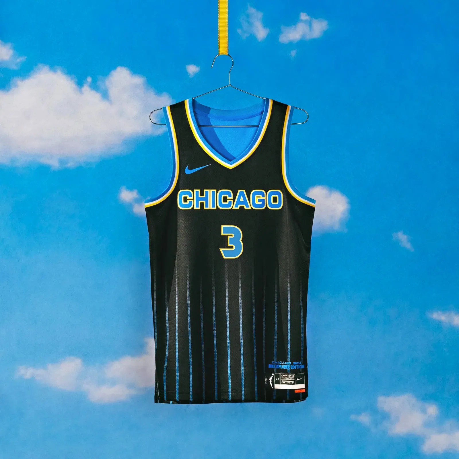 Candace Parker Chicago Sky Explorer Edition WNBA Youth Swingman Jersey - Black