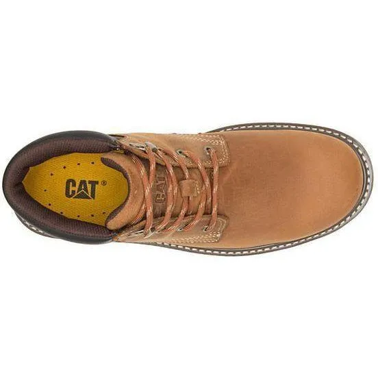 CAT Men's Outbase Soft Toe Waterproof Work Boot - Brown - P51032