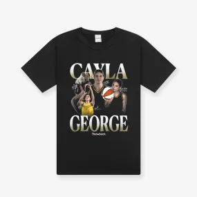 Cayla George IWD Throwback Tribute T-Shirt - Faded Noir