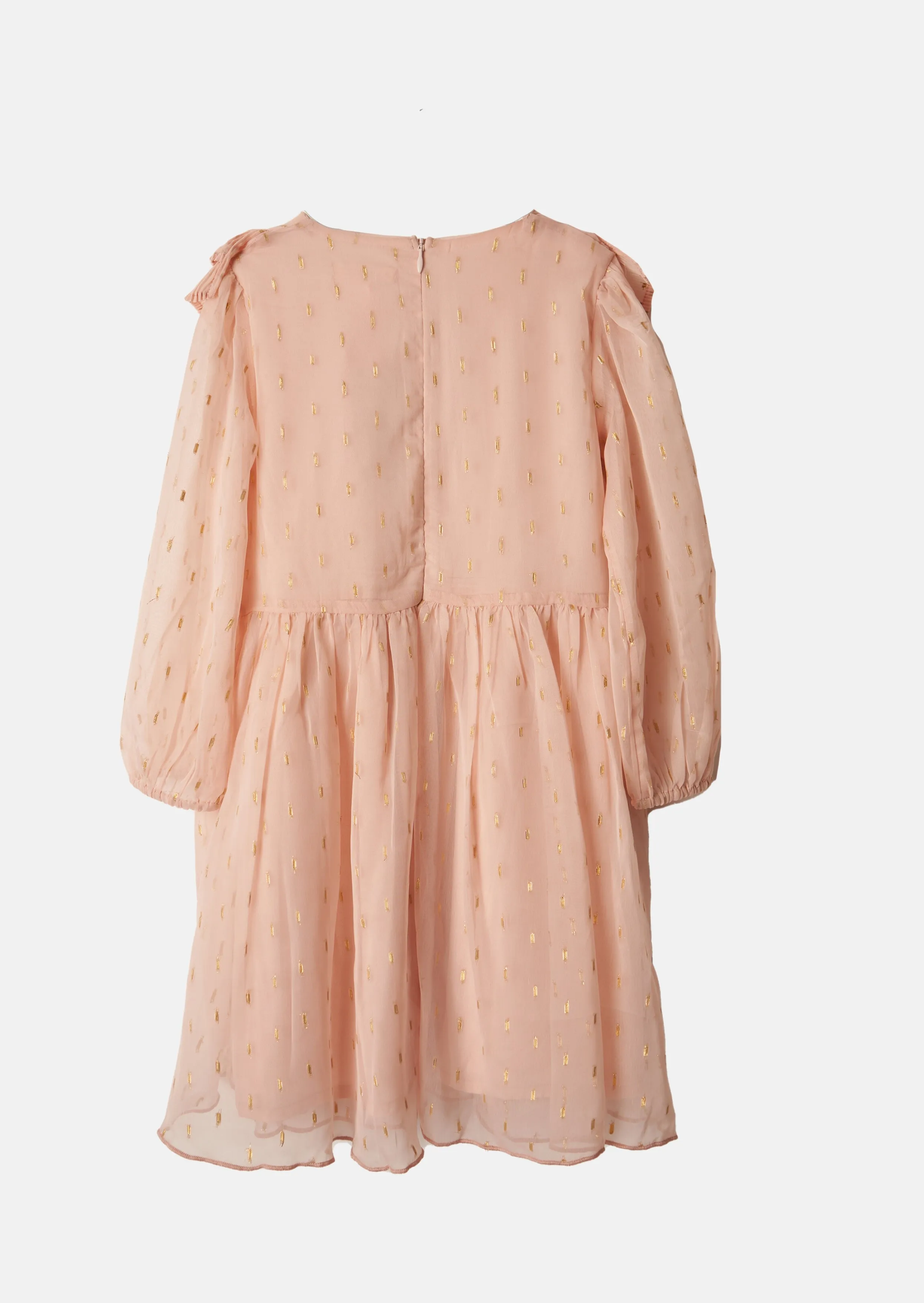 Charlotte Pleated Ruffle Dress