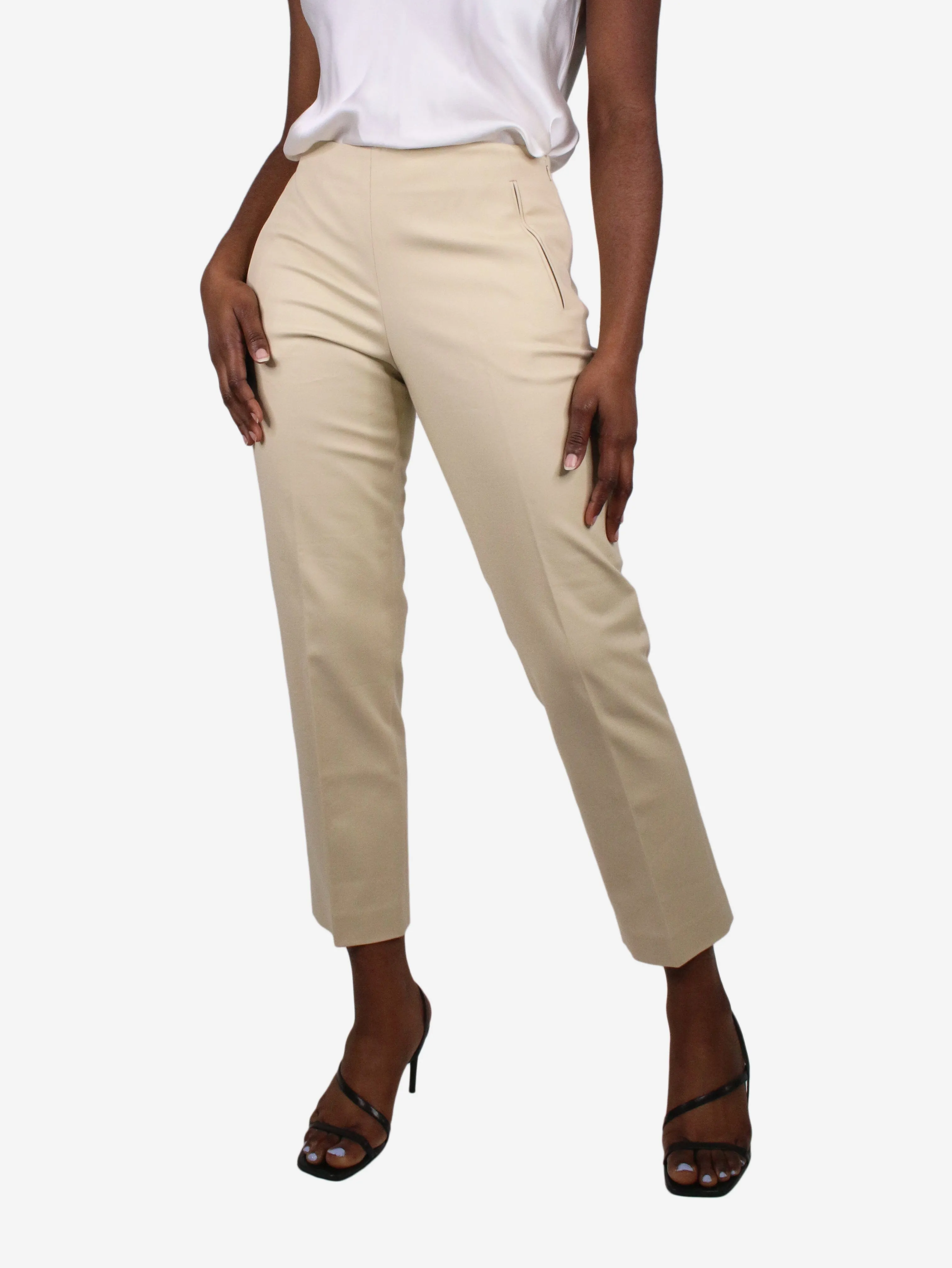 Cream trousers - size US 6