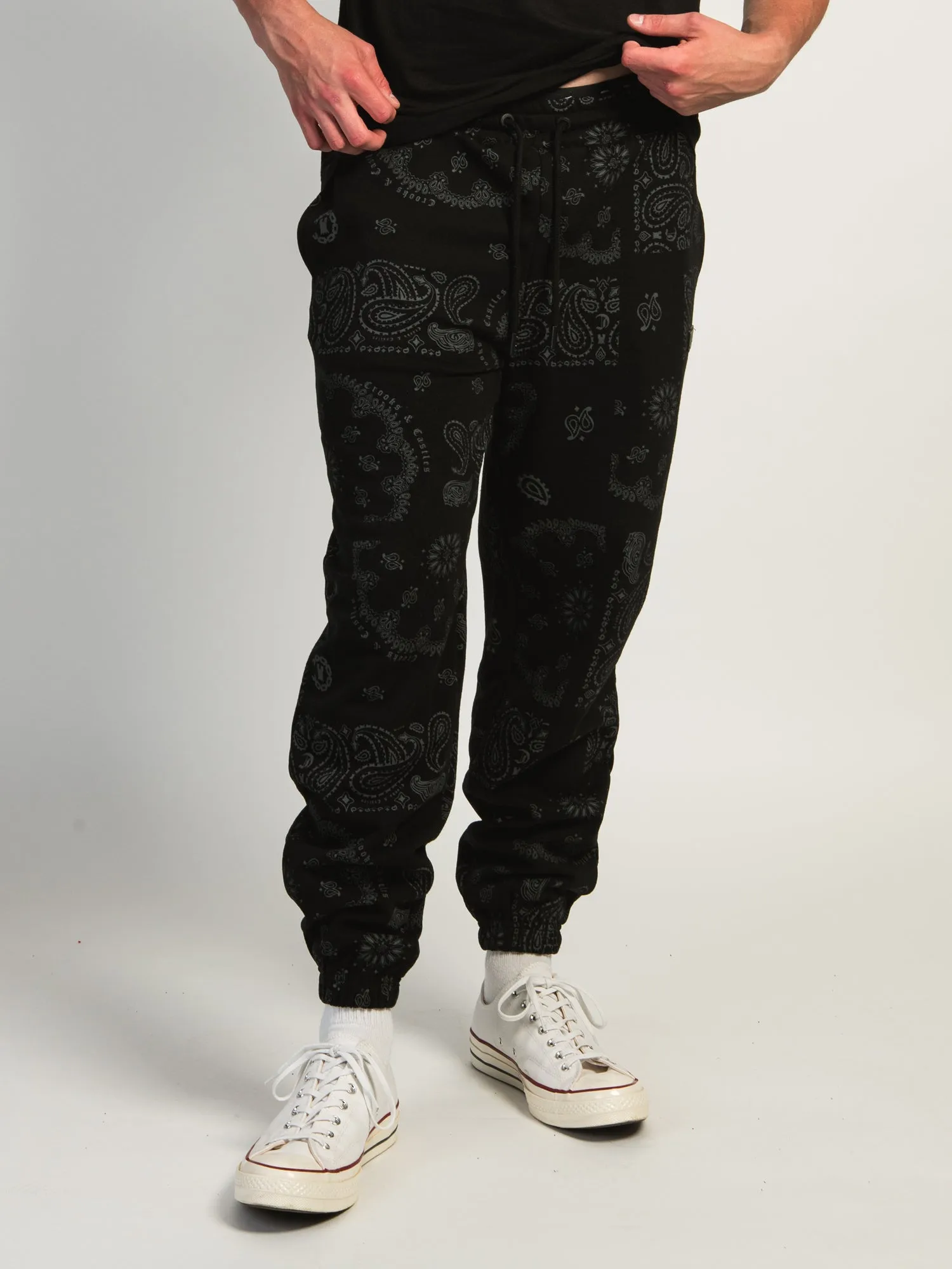 CROOKS & CASTLES GOTHIC AOP PAISLEY JOGGER