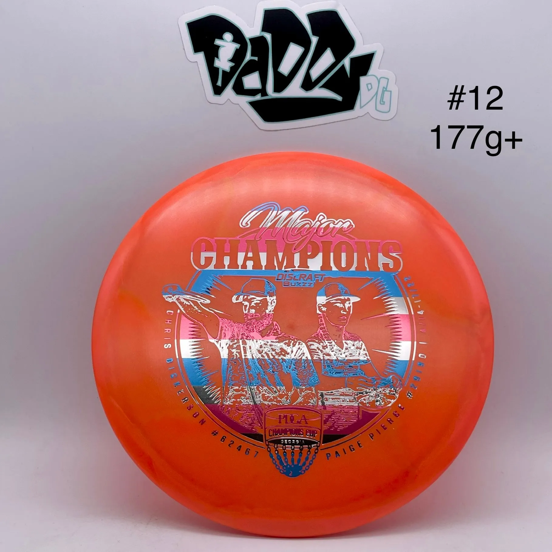 Discraft Z Swirl 2022 Tour Series Champions Cup Buzzz Midrange