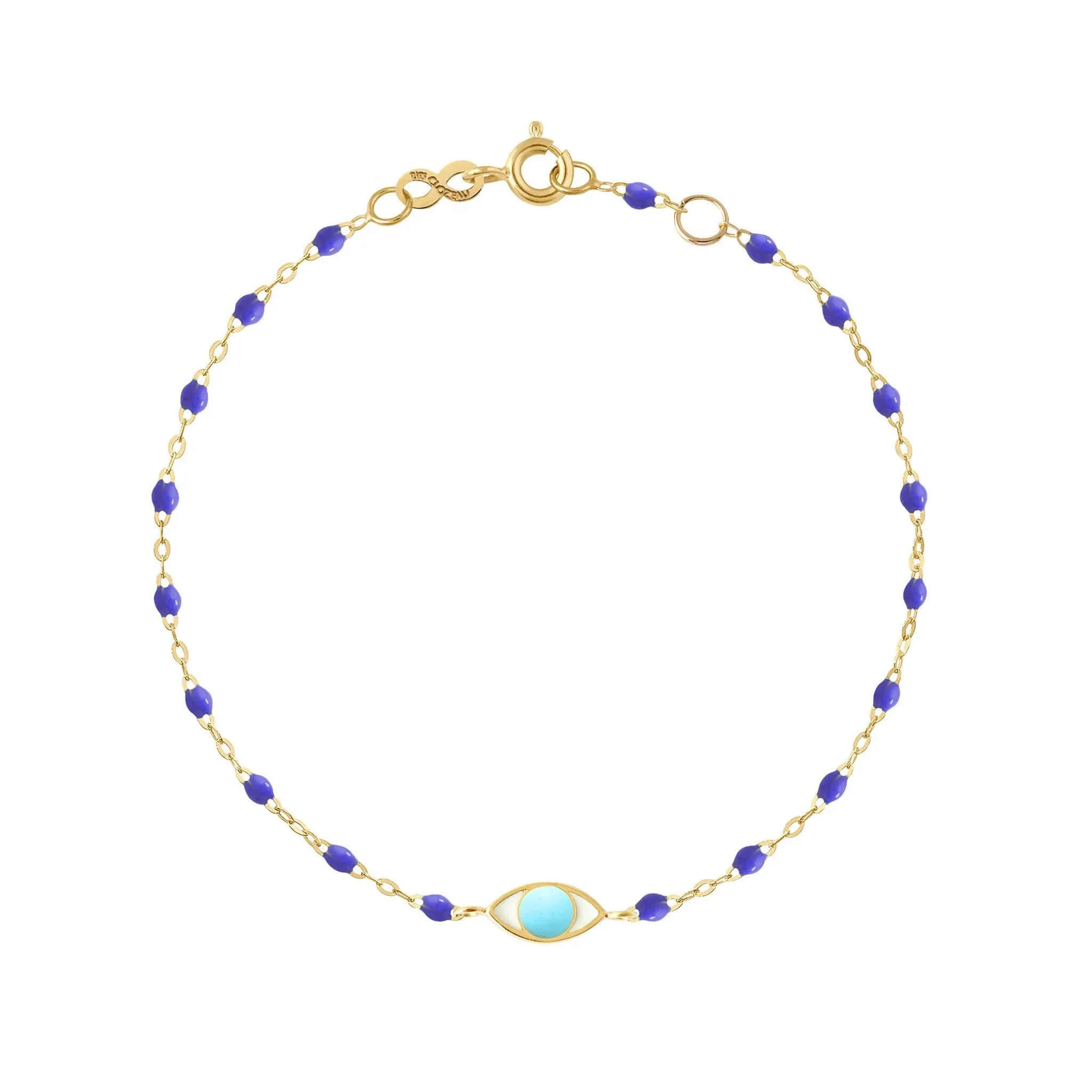 Eye Classic Gigi Bleuet bracelet, Yellow Gold, 6.7"