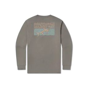 FieldTec™ Featherlight Tee - Marlin Waves - Long Sleeve