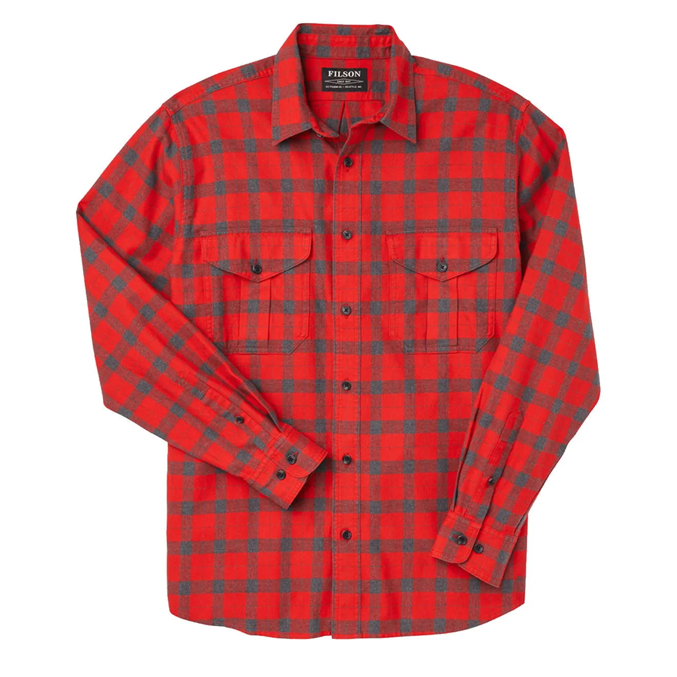 Filson Lightweight Alaskan Guide Shirt Red Char Plaid