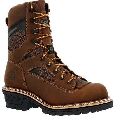 Georgia Men's Ltx Logger 9 Comp Toe WP Work Boot -Brown- GB00617