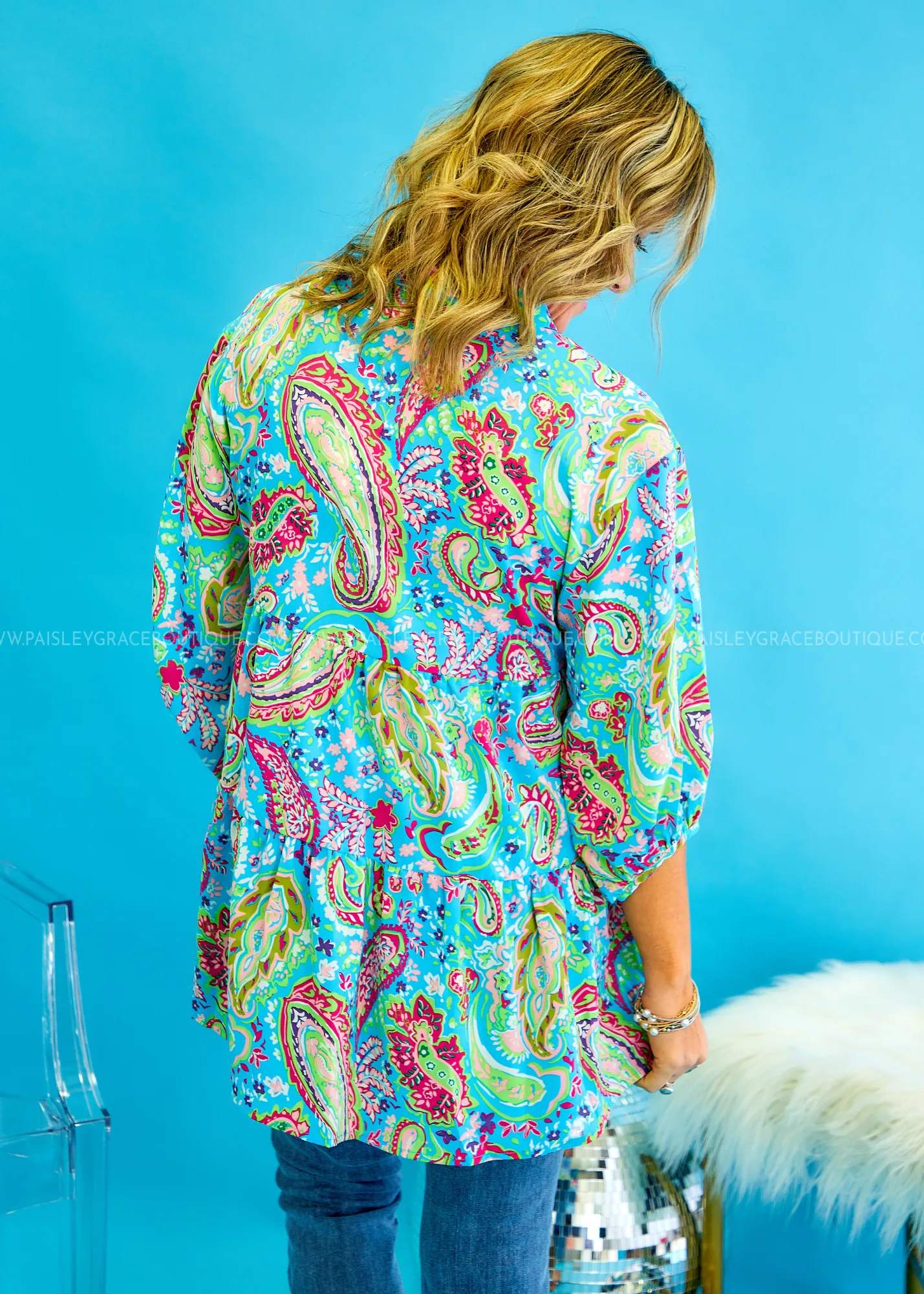 Groovy Haze Top - Mint