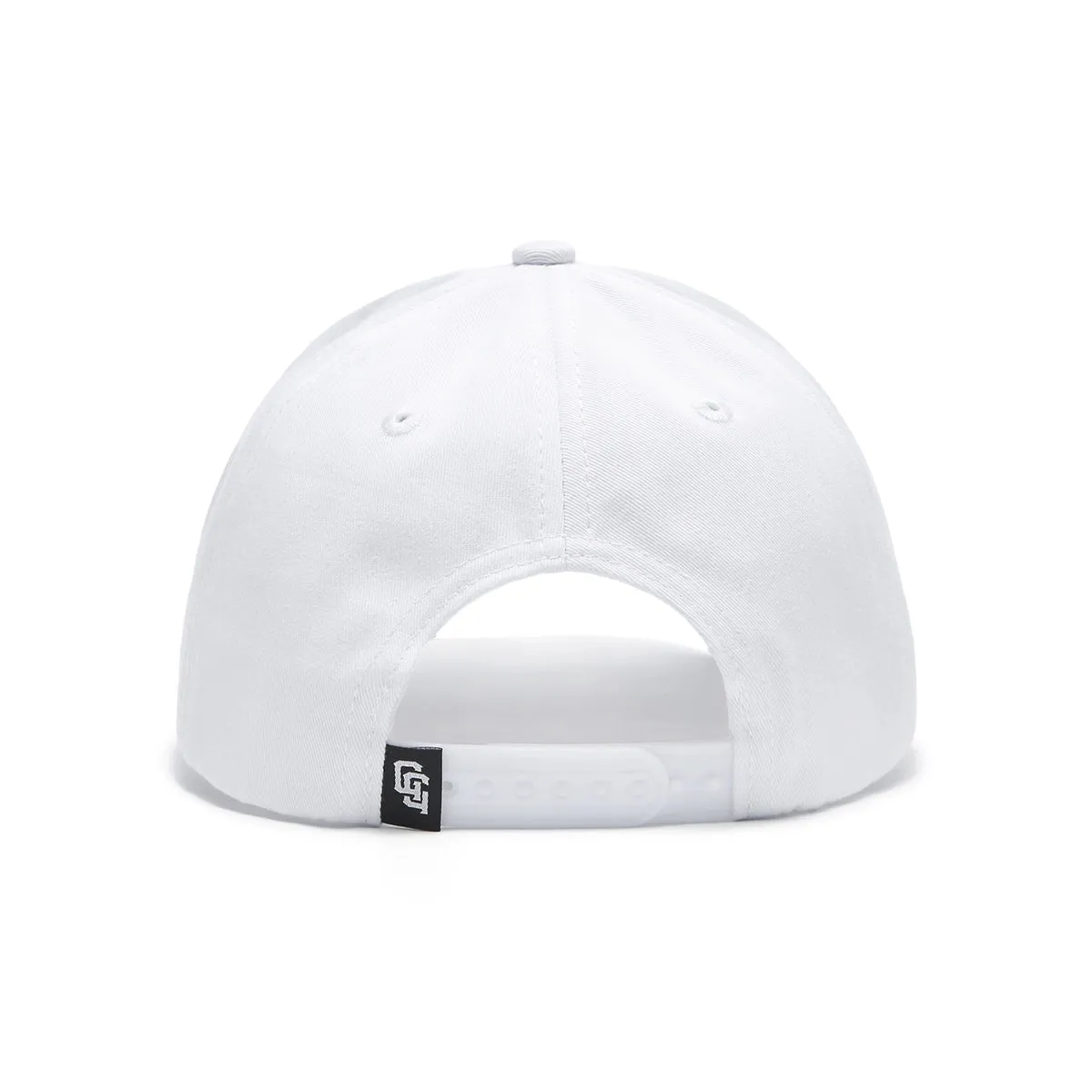 I Hate Golf White SnapBack Golf Hat - Curved Brim