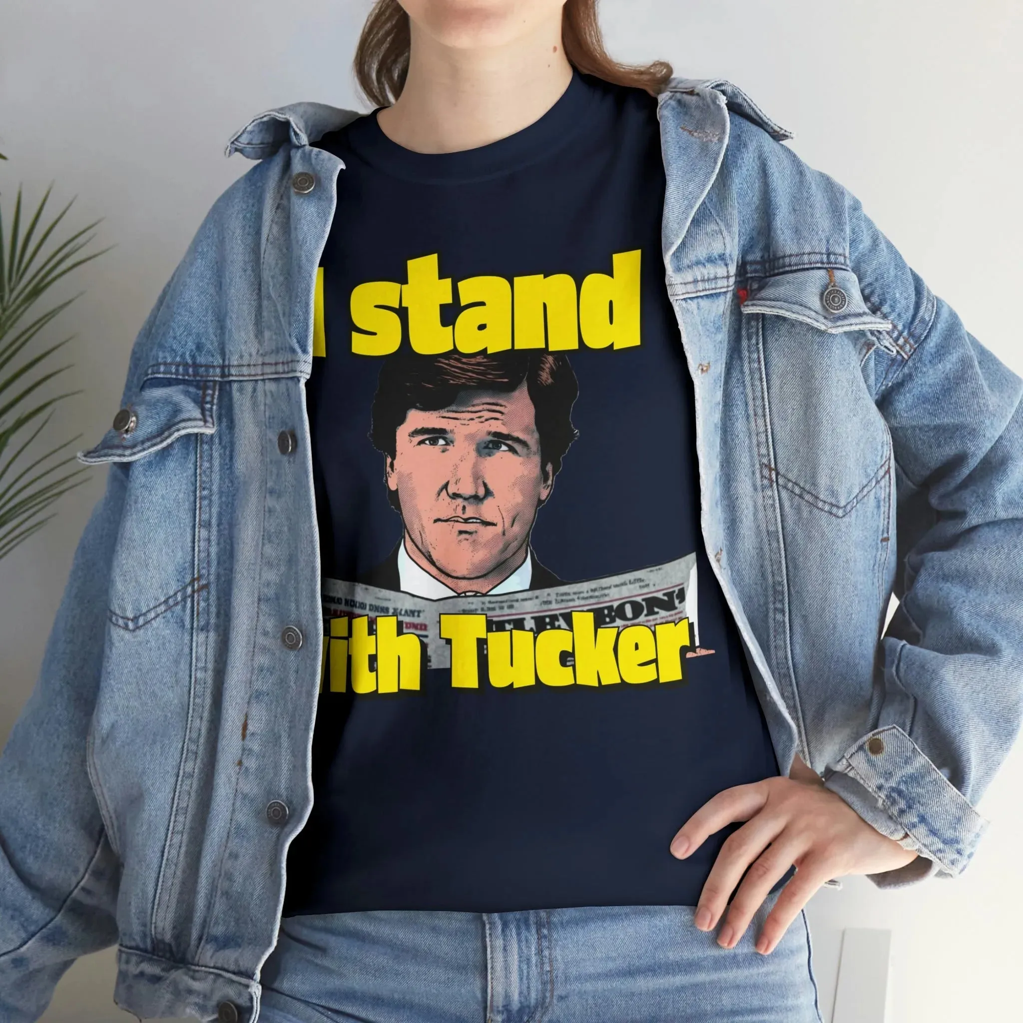 I Stand With Tucker Carlson T-Shirt