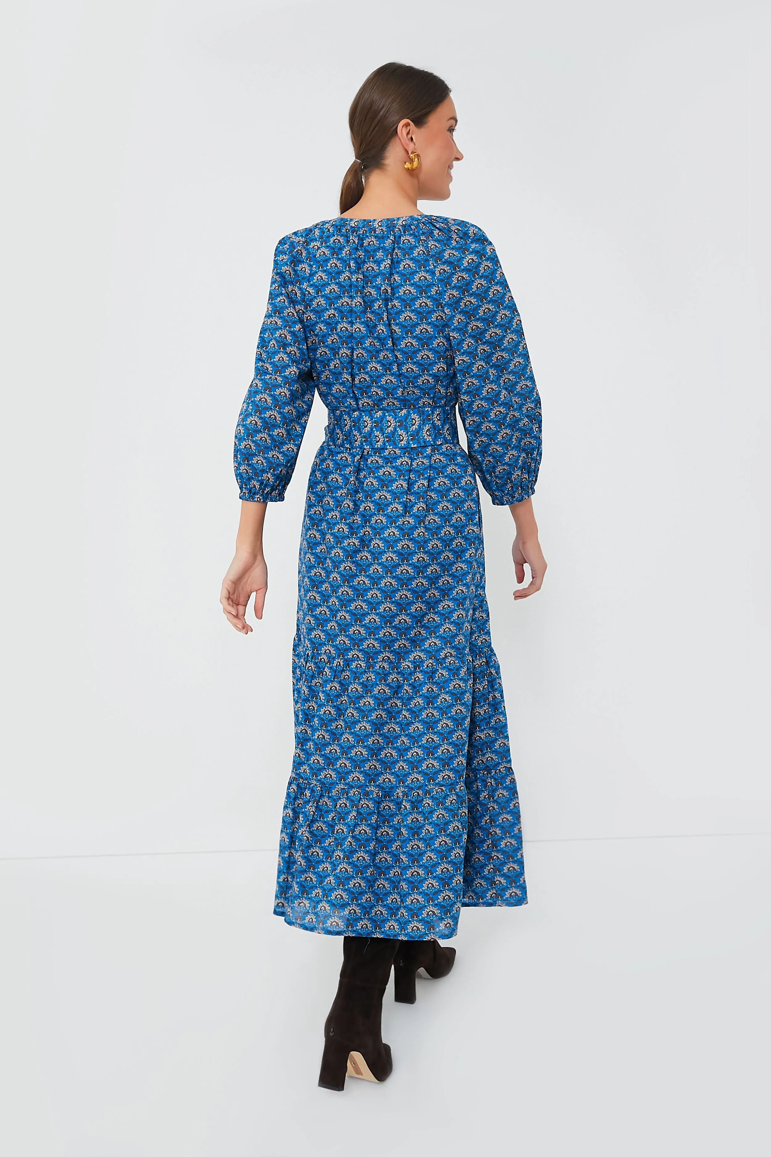 Indigo Peacock Lyles Dress