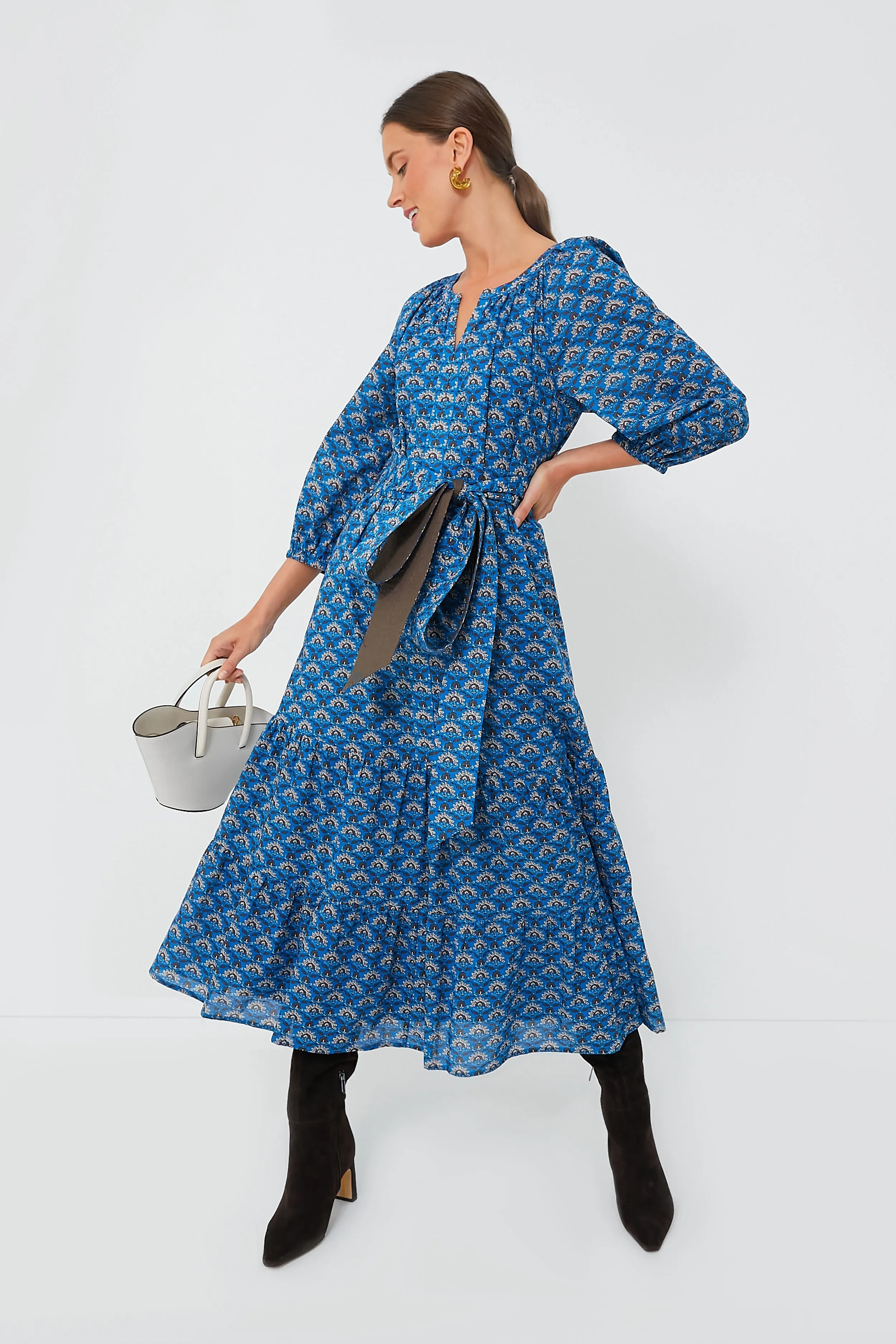 Indigo Peacock Lyles Dress