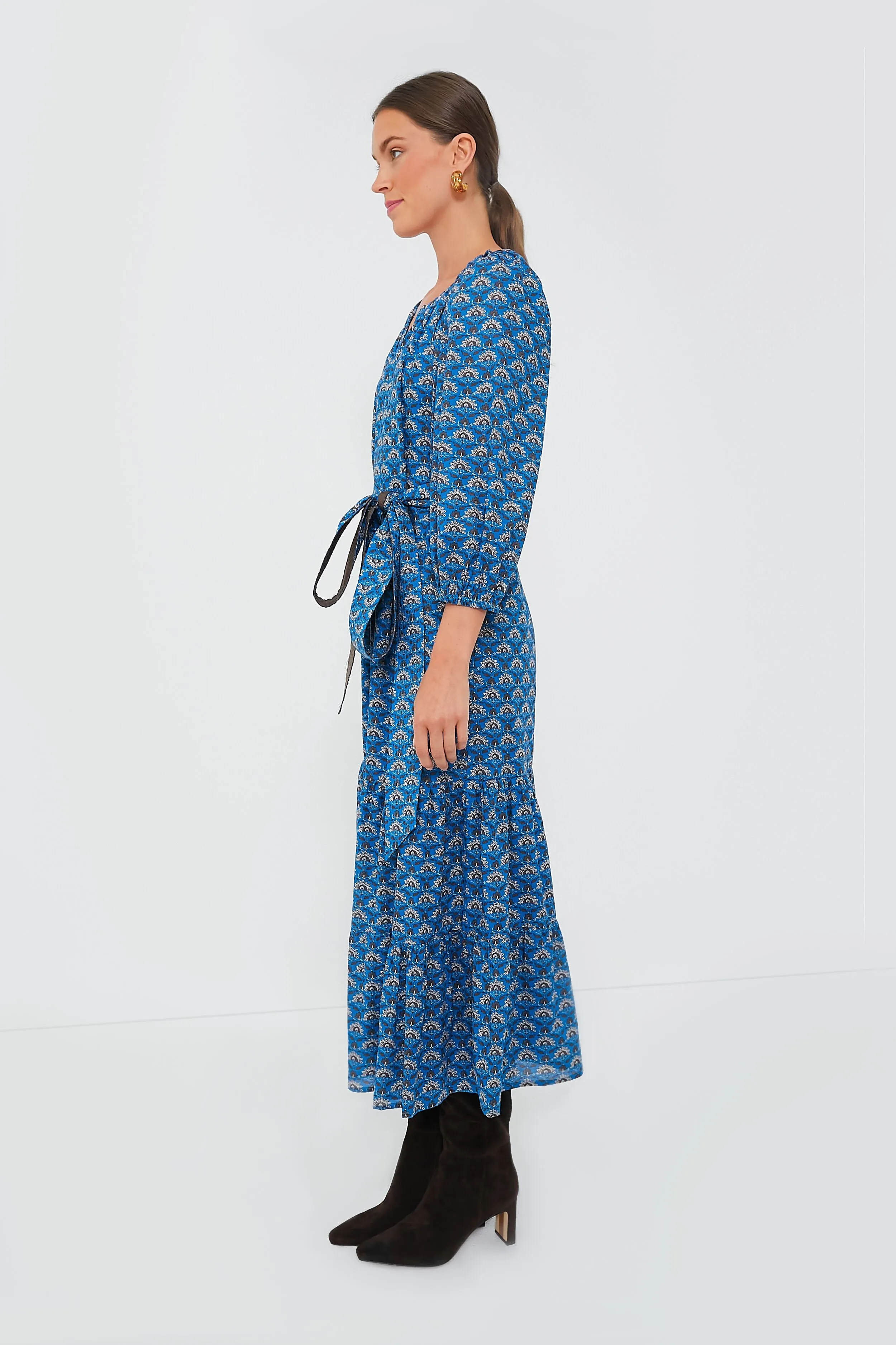 Indigo Peacock Lyles Dress