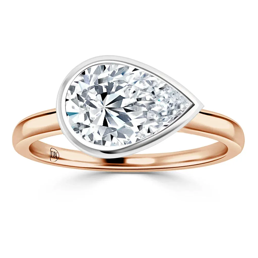 Isla - 18ct Rose Gold - Pear