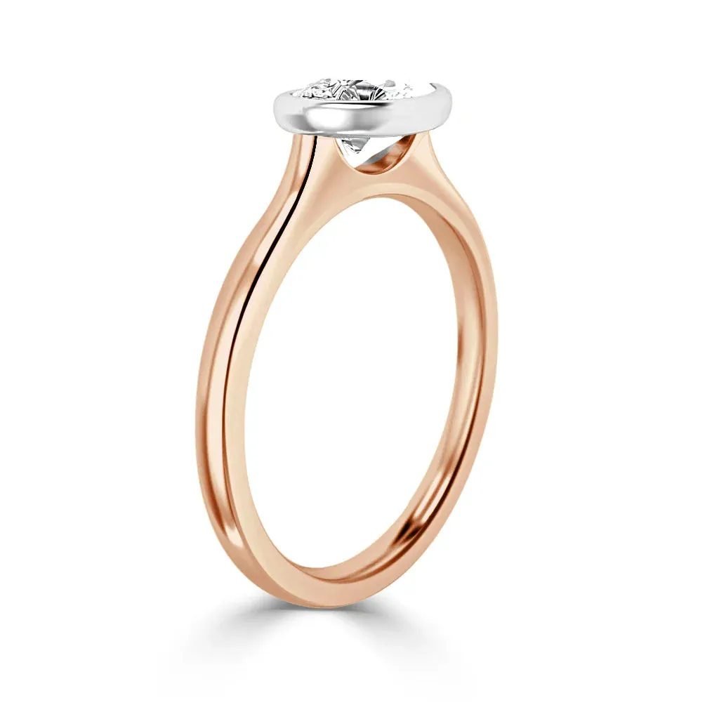 Isla - 18ct Rose Gold - Pear