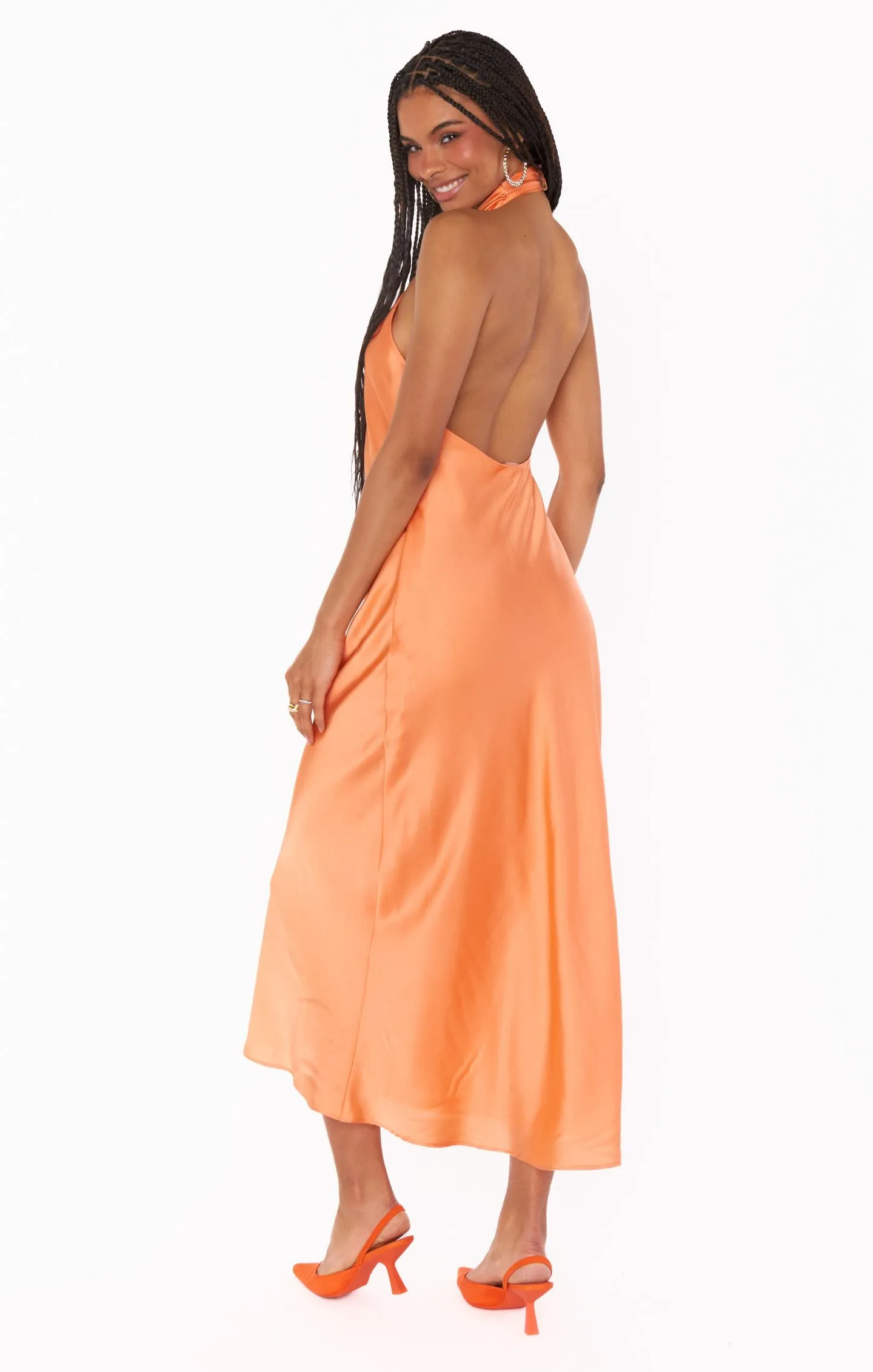 Jasmine Halter Midi Dress