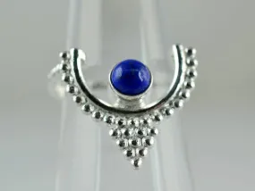 Lapis Lazuli 925 solid sterling silver Handmade designer Midi ring