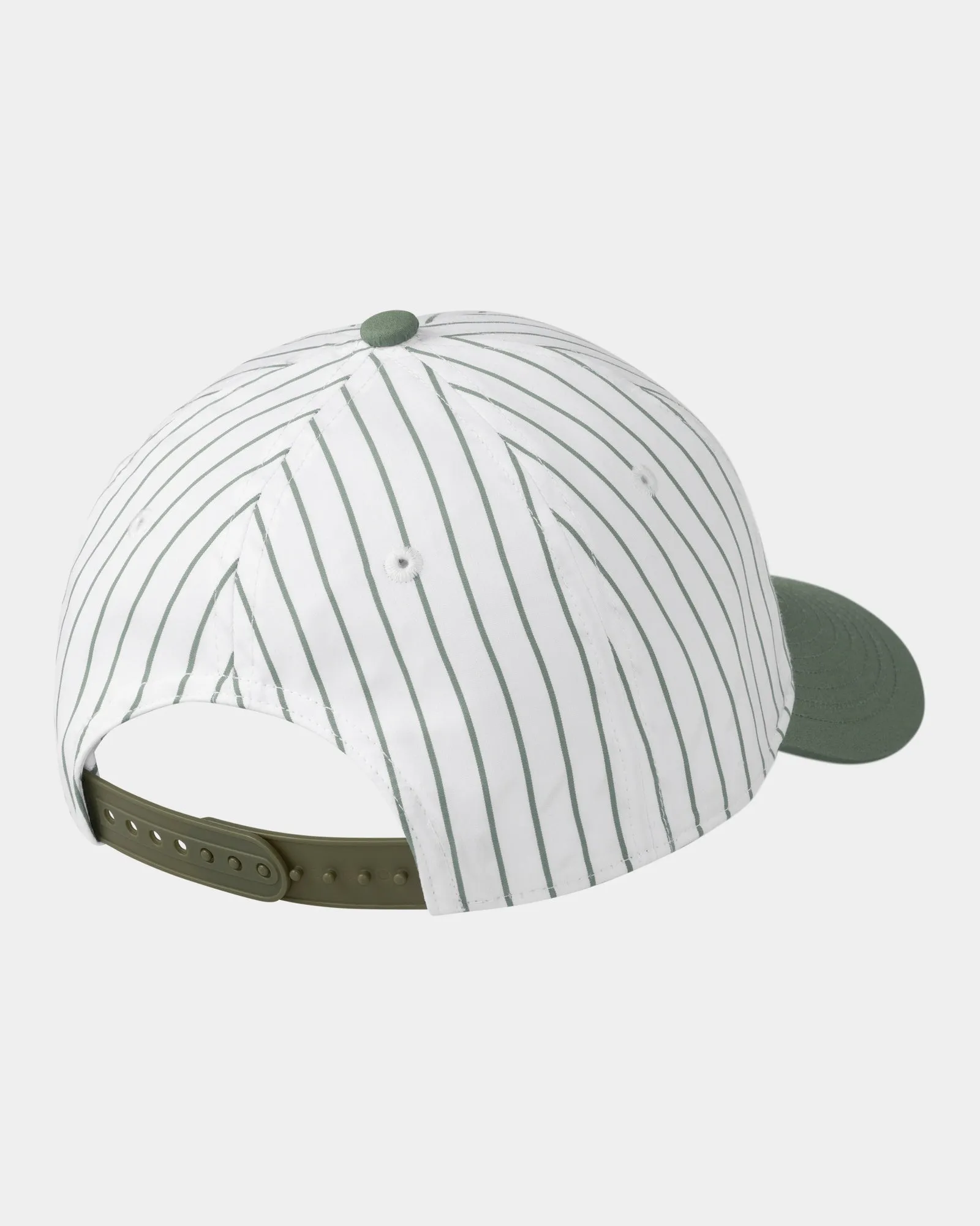 Linus Stripe Cap | White