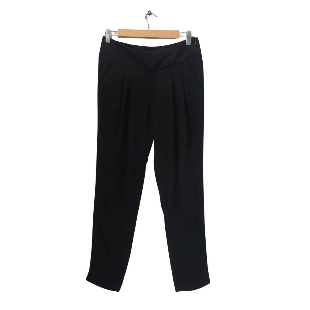 Mango Black Pleated Pants | Pre Loved |