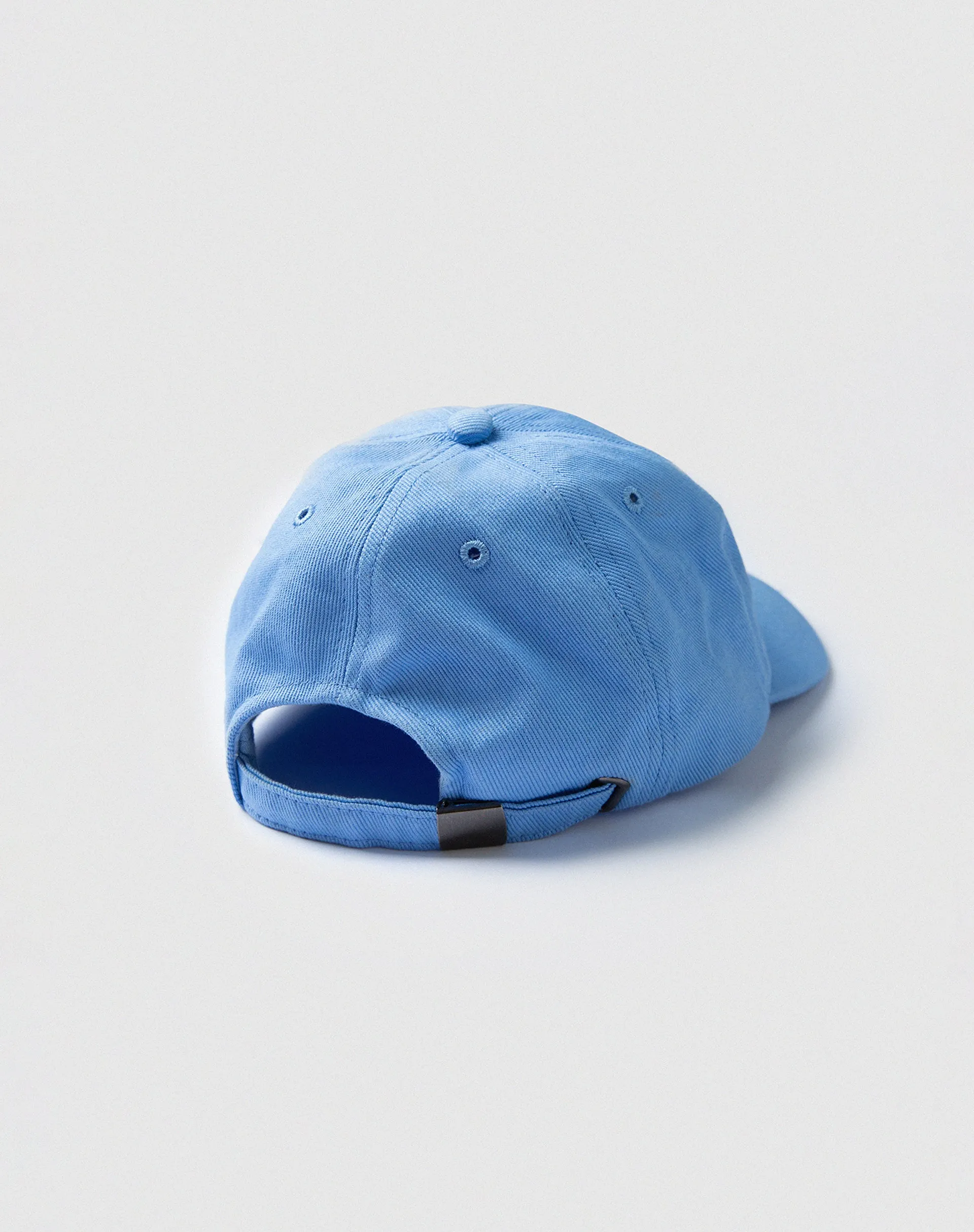 MOTEL X BARBARA Five Panel Hat in Bonnie Blue Hibiscus