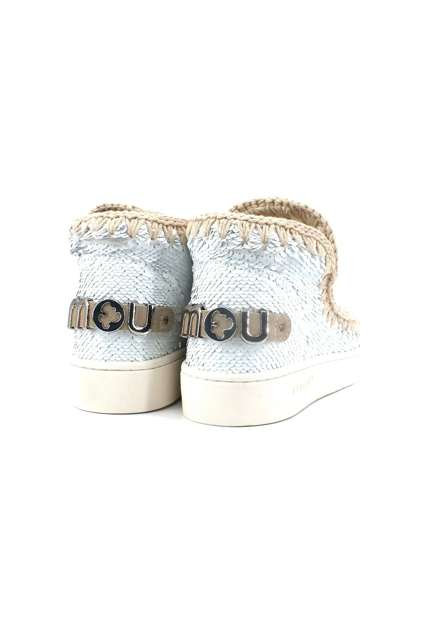 MOU Summer Eskimo Stivaletto Donna White Silver MU.SW211001G