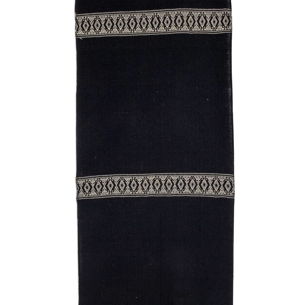 Novica Beige Moon Cotton Table Runner