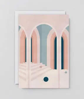  Pastel Arches  Card