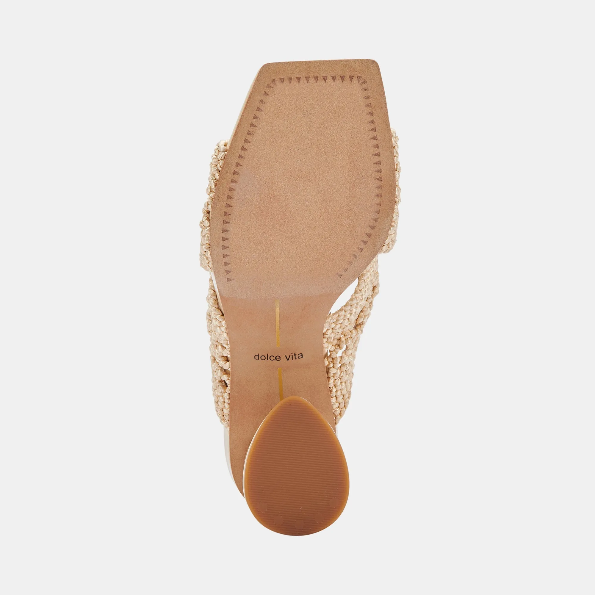 PATCH HEELS VANILLA WOVEN re:vita