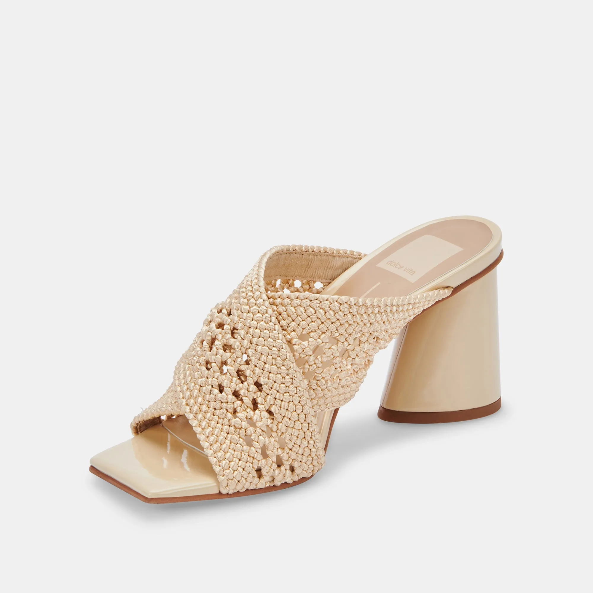 PATCH HEELS VANILLA WOVEN re:vita