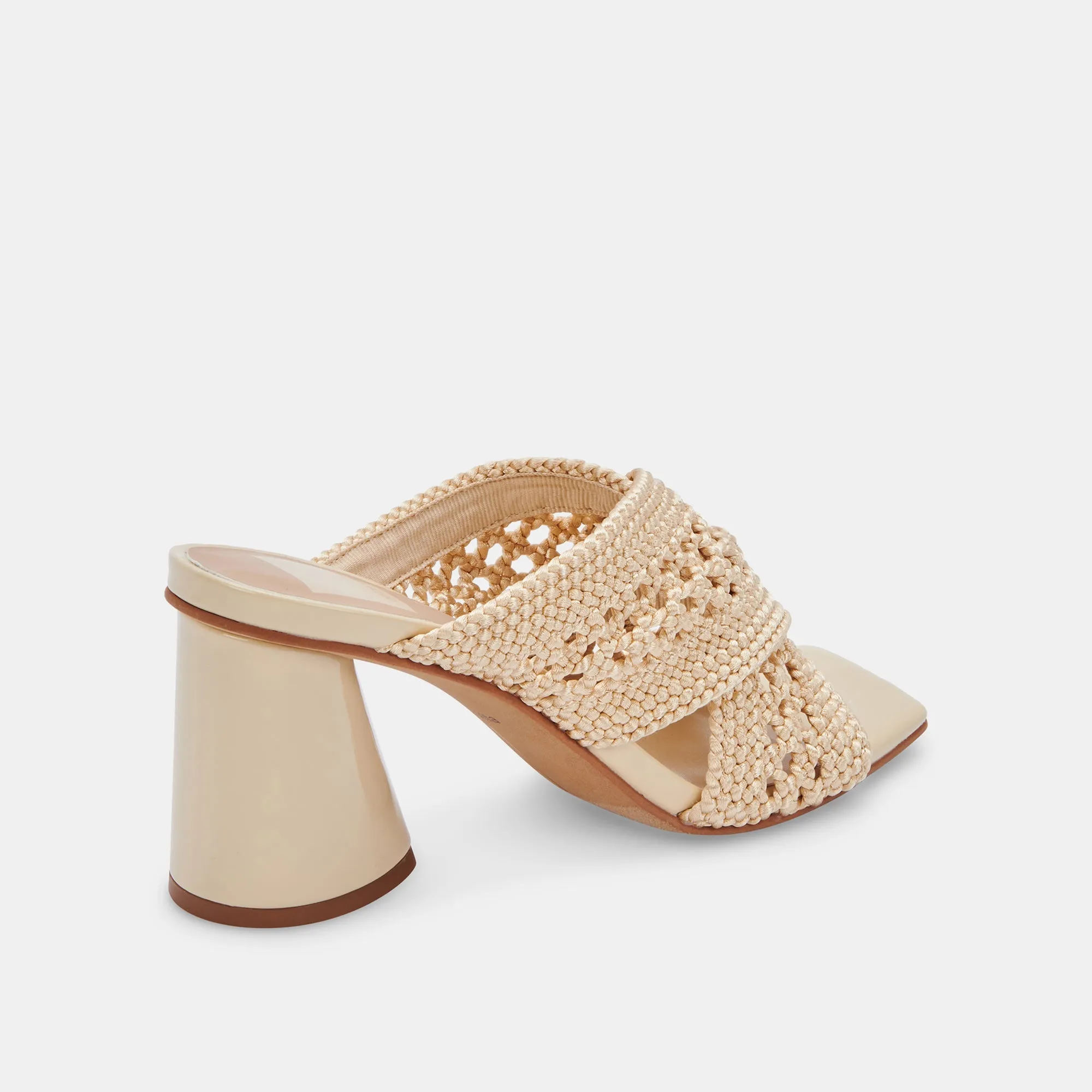 PATCH HEELS VANILLA WOVEN re:vita