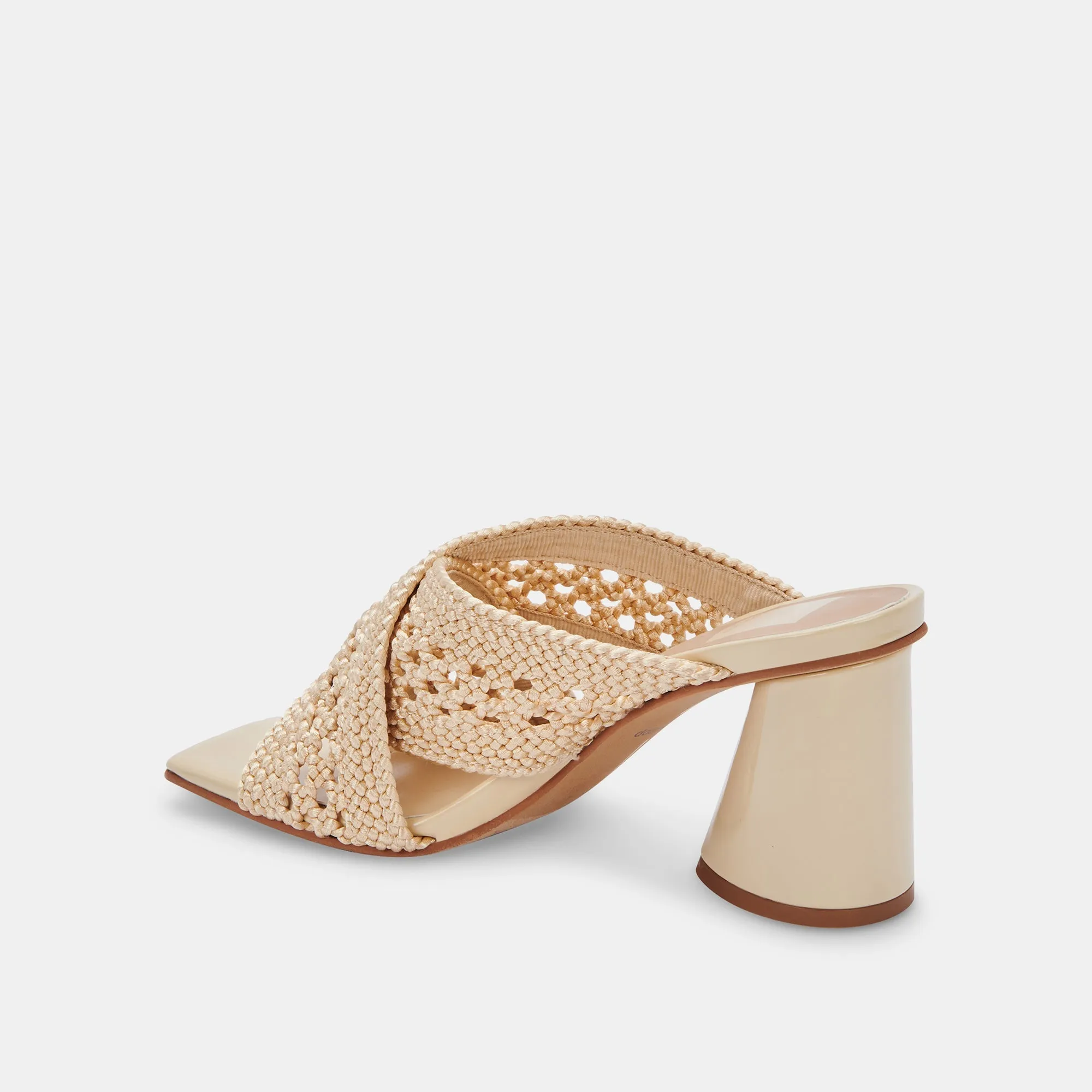 PATCH HEELS VANILLA WOVEN re:vita